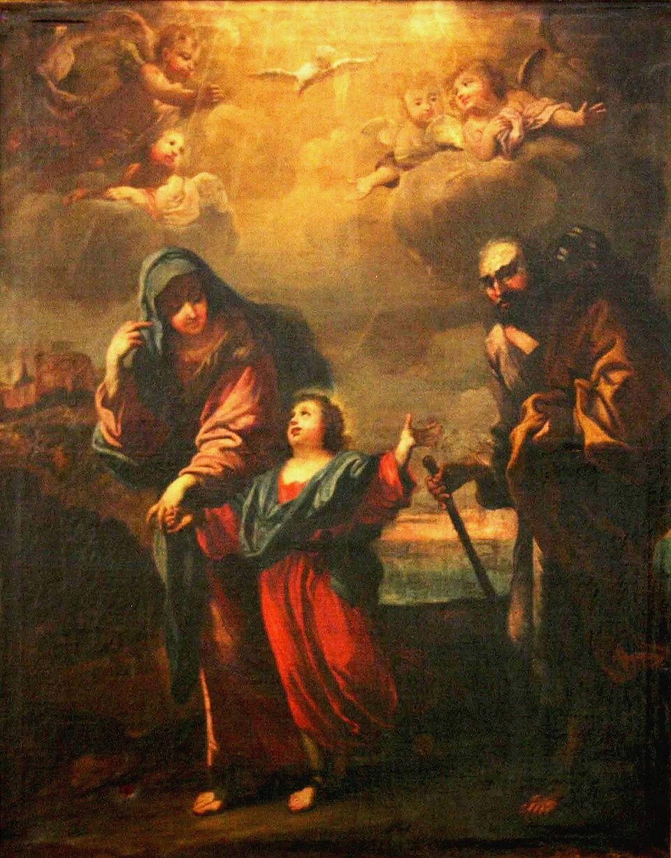 La Fuga in Egitto - Chiesa di San Sebastiano ad Allauch (Bocche del Rodano)